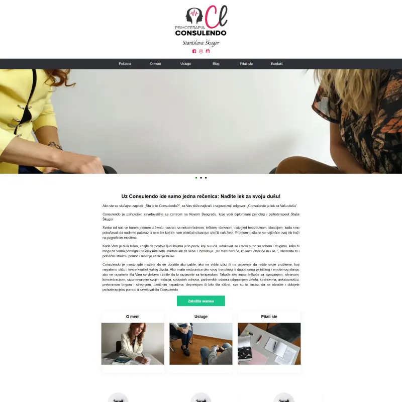 Referenca — Psihoterapija Consulendo
