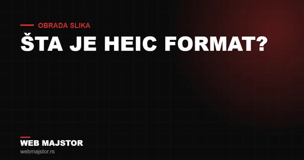 Zašto ne mogu da pošaljem sliku sa iPhone-a i šta je HEIC format?